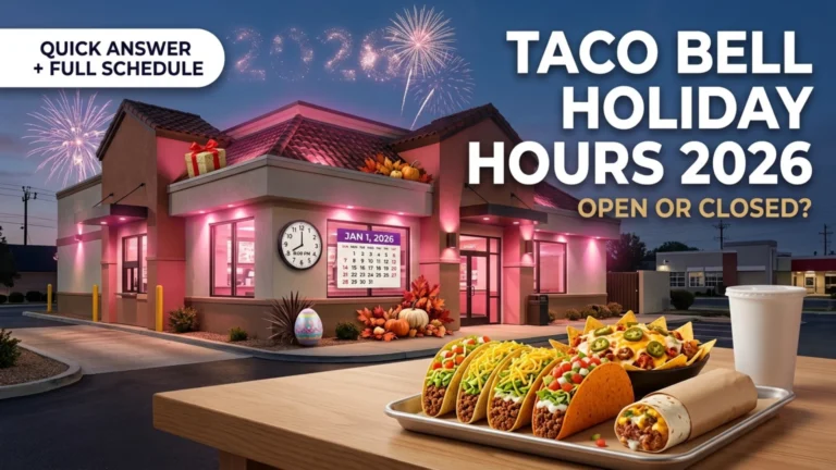 Taco Bell Holiday Hours